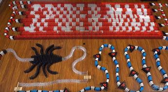 多米诺骨牌视频,一场视觉与数学的完美交响